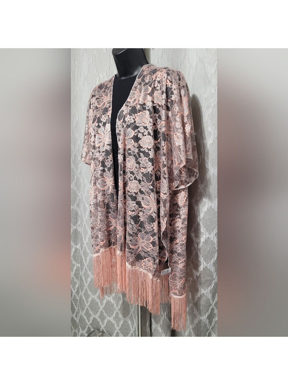 Kollie Moore | Open Front Kimono -  Swimsuit Cover-Up